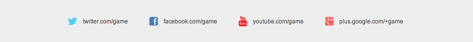 Social icons