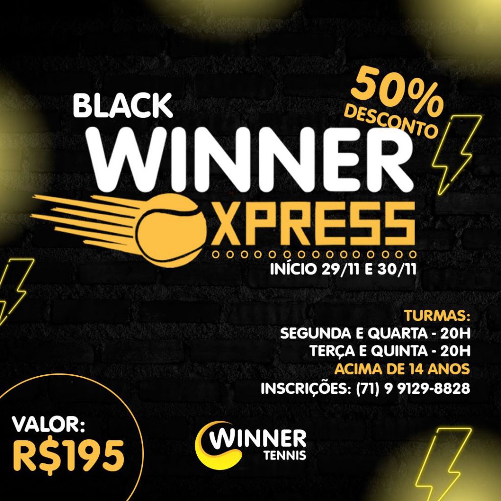 Winner Xpress tem Black Friday