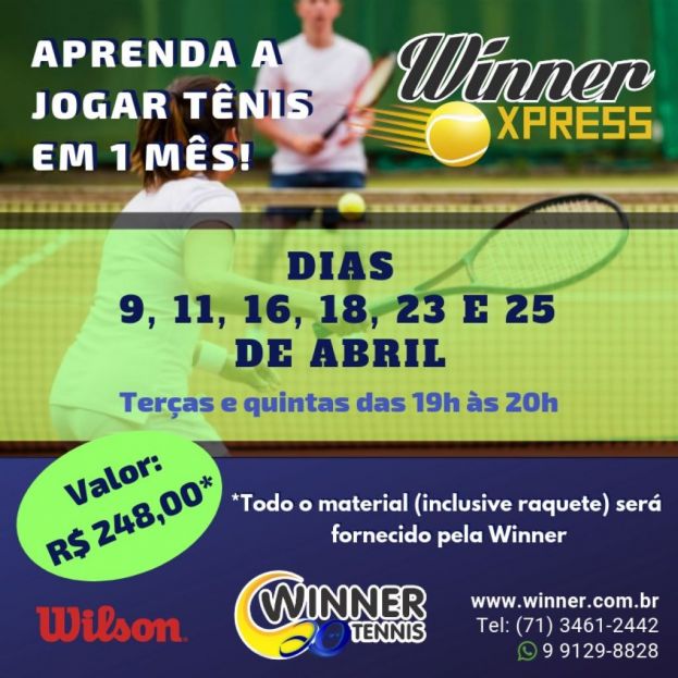 Novo curso para iniciantes em abril